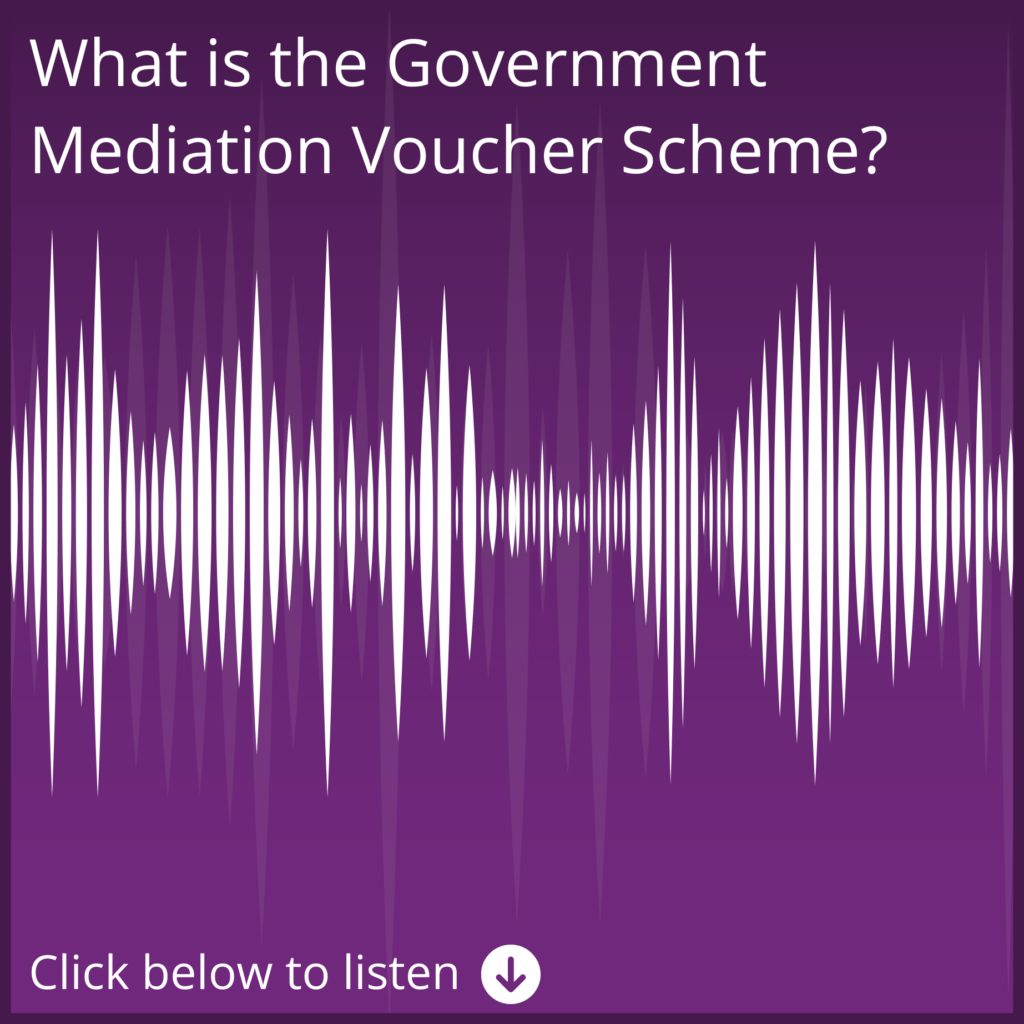 What is the Government Mediation Voucher Scheme?