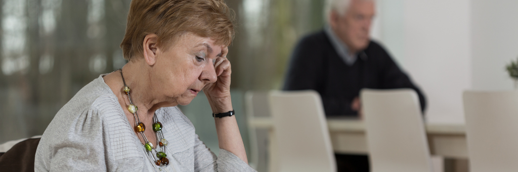 Old Couple Falling Out